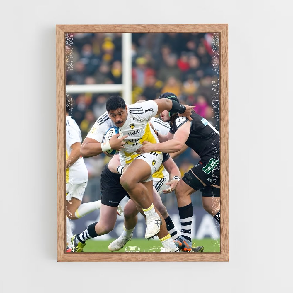 Poster Tacle Épique – affiche Rugby (vue 4)
